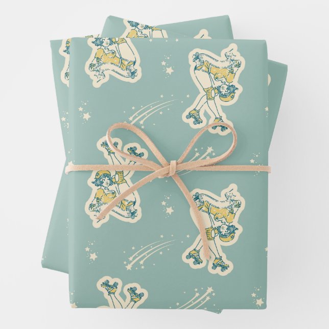 Hoja De Papel De Regalo Roller derby (In situ)