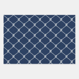 Hoja De Papel De Regalo Ropes Náuticas Costeras