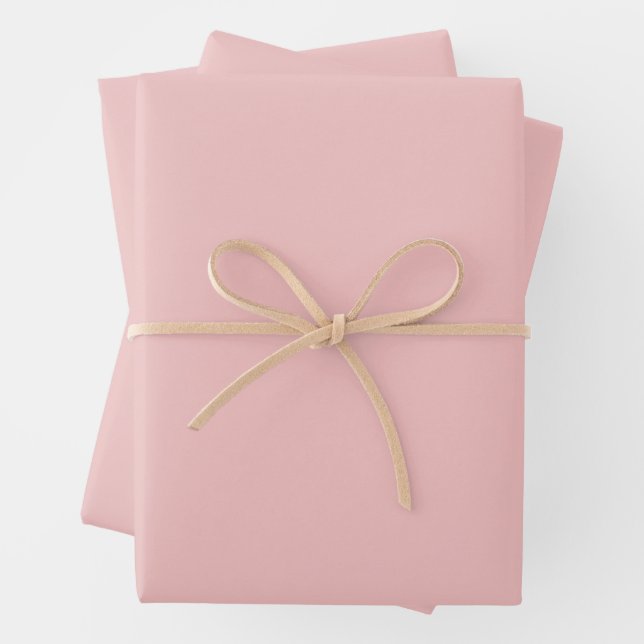 Hoja De Papel De Regalo Rosa Bebé (In situ)