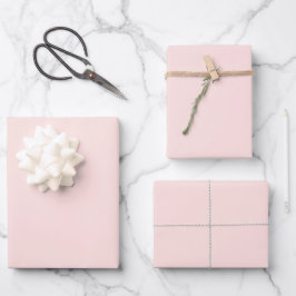 Hoja De Papel De Regalo Rosa Brumoso Color Sólido