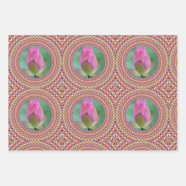 Hoja De Papel De Regalo Rosa Exquisito