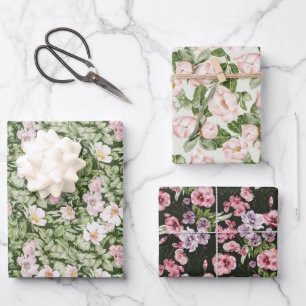Hoja De Papel De Regalo Rosa Magnolia Rosa Pastel