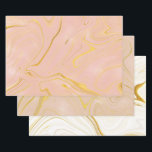 Hoja De Papel De Regalo Rosa Purpurina de Agate de Mármol de Oro<br><div class="desc">Cubra sus regalos con encantadores papel de envolver de mármol purpurina dorado en tonos blancos,  rubios y desérticos. Son una gran elección para cumpleaños,  bodas,  duchas de novias y cualquier otra ocasión. Productos para ducha de novia y boda disponibles en mi tienda Wowweds.</div>