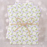 Hoja De Papel De Regalo Rosas de cabaña en morado<br><div class="desc">Rosas de cabaña en tonos malva o violeta,  verde y marfil extra ligero. Ideal para cumpleaños,  bodas,  Día de la Madre,  etc.</div>