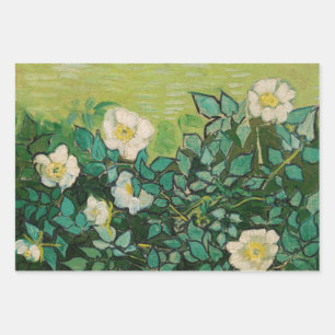 Hoja De Papel De Regalo Rosas Van Gogh Wild