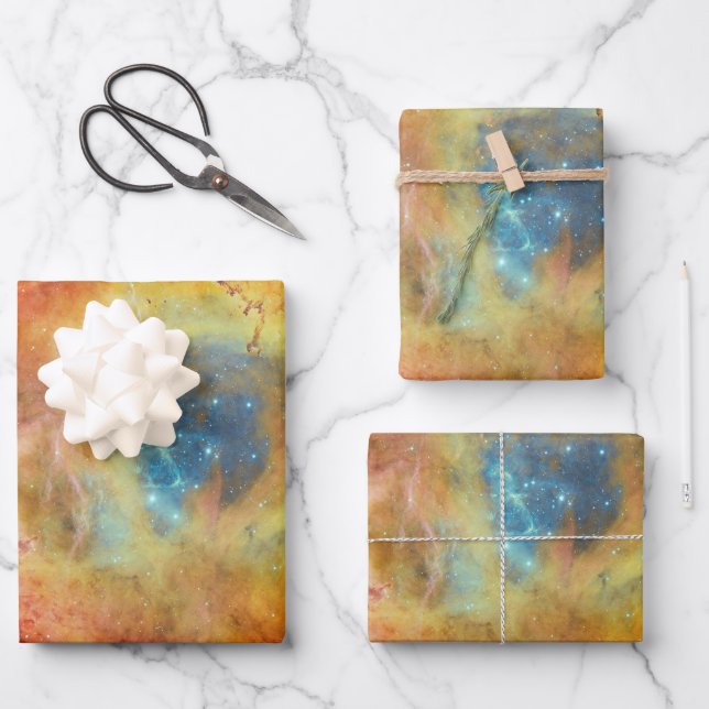 Hoja De Papel De Regalo Rosette Nebula (Anverso)