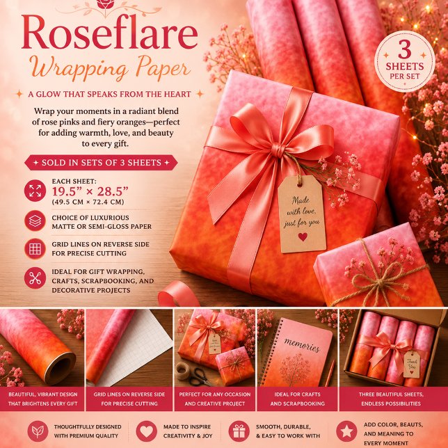 Hoja De Papel De Regalo Rosflare (Subido por el creador)