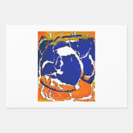 Hoja De Papel De Regalo Rothko o Pollock v4 por desconocido