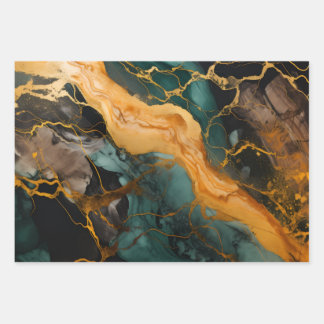 Hoja De Papel De Regalo Royal Amethyst Swirl