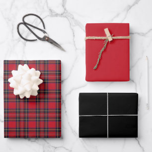 Hoja De Papel De Regalo Royal Stewart Clan Scottish Tartán