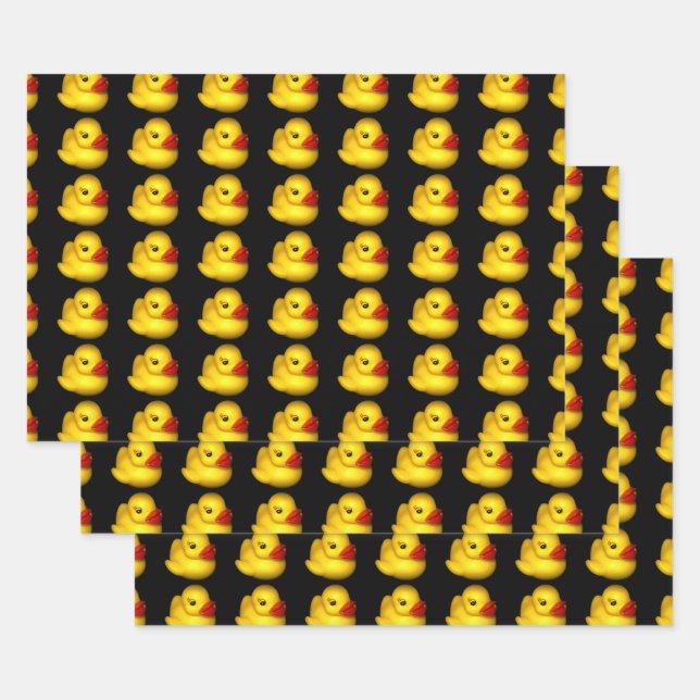 Hoja De Papel De Regalo Rubber Ducky (Set)