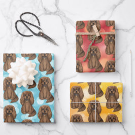 Hoja De Papel De Regalo Ruby Cavalier King Charles Spaniel