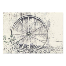 Ruido Rústico Occidental De Vagón Blanco Y Negro