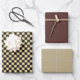 Hoja De Papel De Regalo Rústicos controles primarios de país