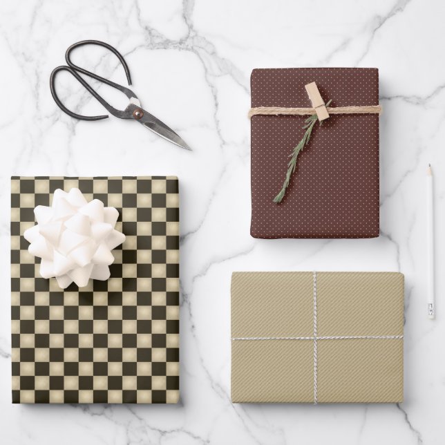 Hoja De Papel De Regalo Rústicos controles primarios de país (Anverso)