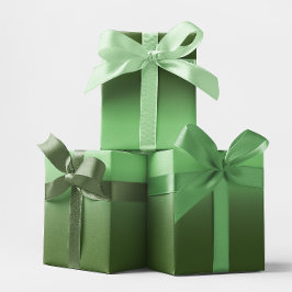 Hoja De Papel De Regalo Sage moderno y gradiente verde forestal