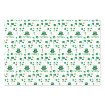 Saint Patricks Personalizado Leprechaun Clover