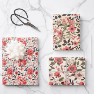 Hoja De Papel De Regalo Salmon Berry