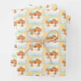 Hoja De Papel De Regalo Salon de Perro Grooming