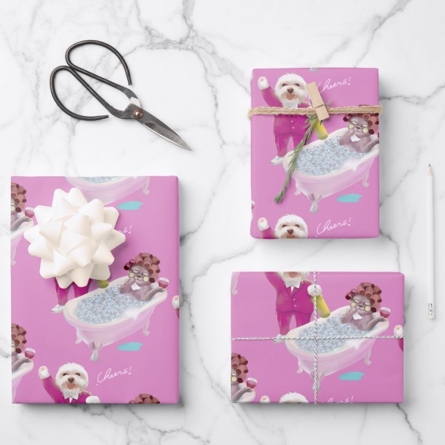 Hoja De Papel De Regalo Saludos a la relajación (Anverso)