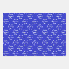 Hoja De Papel De Regalo Saludos a los 65 años del Royal Blue Marine