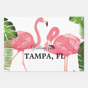 Hoja De Papel De Regalo Saludos desde Tampa, Florida