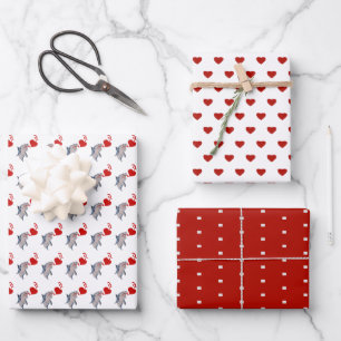 Hoja De Papel De Regalo San Valentín de tiburón