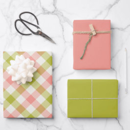 Hoja De Papel De Regalo Sandía Gingham