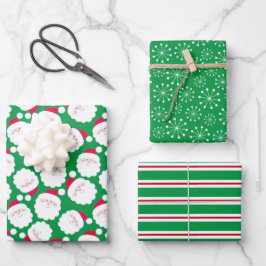 Hoja De Papel De Regalo Santa
