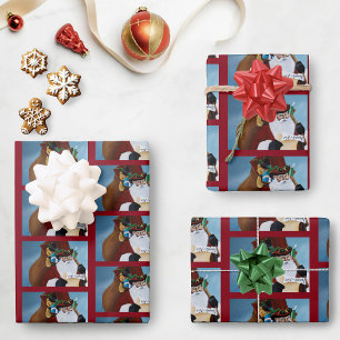 Hoja De Papel De Regalo Santa Cláusula de Victoria