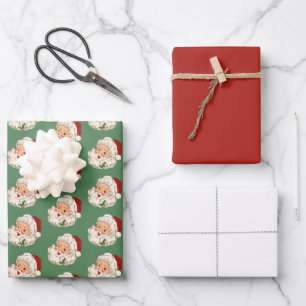 Hoja De Papel De Regalo Santa No. 1