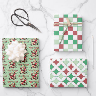 Hoja De Papel De Regalo Santa Zoomie Navidad
