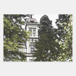 Hoja De Papel De Regalo Santuario entre los árboles