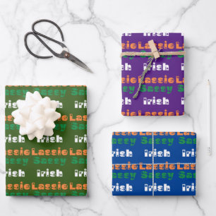 Hoja De Papel De Regalo Sassy Irish Lassie