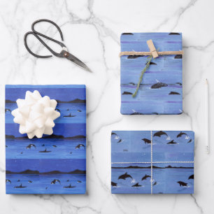 Hoja De Papel De Regalo Sealife