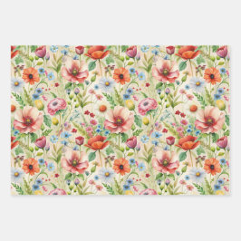 Hoja De Papel De Regalo Seamless Wildflower Pattern Furniture Decoupage 