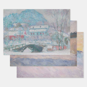 Hoja De Papel De Regalo Selección de Maestros de Monet - Noruega