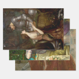 Hoja De Papel De Regalo Selección romántica de bellezas femeninas