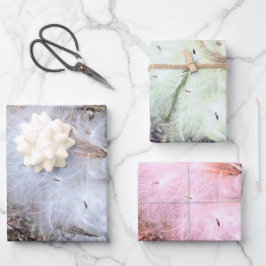 Hoja De Papel De Regalo Semillas de almirez y seda