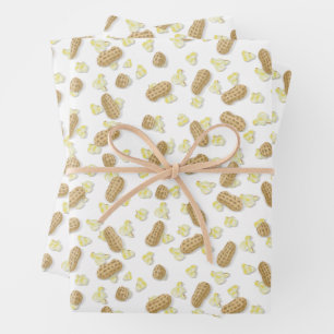 Hoja De Papel De Regalo Sensación de salado de palomitas de maíz y cacahue