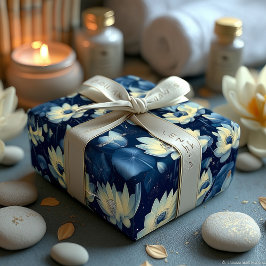 Hoja De Papel De Regalo Serene Nature Design para Wellness Business Produc