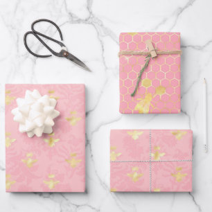 Hoja De Papel De Regalo Serie Princesa Abeja Diseño #4  