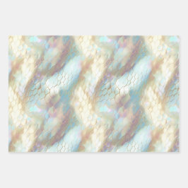 Hoja De Papel De Regalo Serpiente Perla