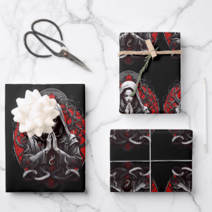 Hoja De Papel De Regalo Serpiente sacerdotisa de la sombra