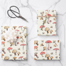 Setas Bosque Marfil Cottagecore