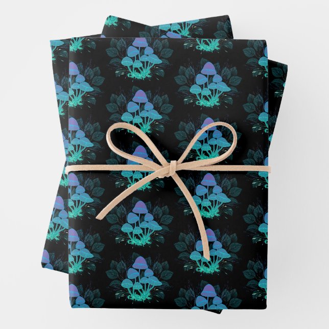 Hoja De Papel De Regalo Setas en Arbustos (In situ)