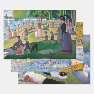 Hoja De Papel De Regalo Seurat, paisaje