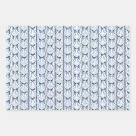 Hoja De Papel De Regalo Shell Stripe Elegance