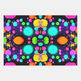 Hoja De Papel De Regalo shiny Abstract art