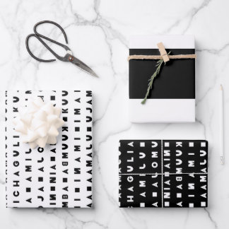 HOJA DE PAPEL DE REGALO SIETE DÍAS DE KWANZAA